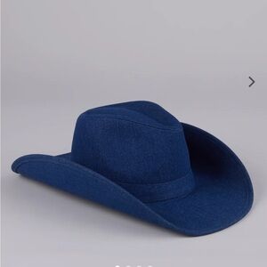Stylish Blue Cowboy Hat
